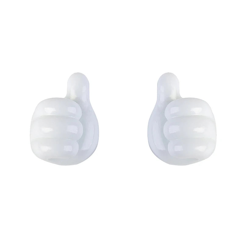 Handgefertigter Gummi-Halter für Brillen und Kabel