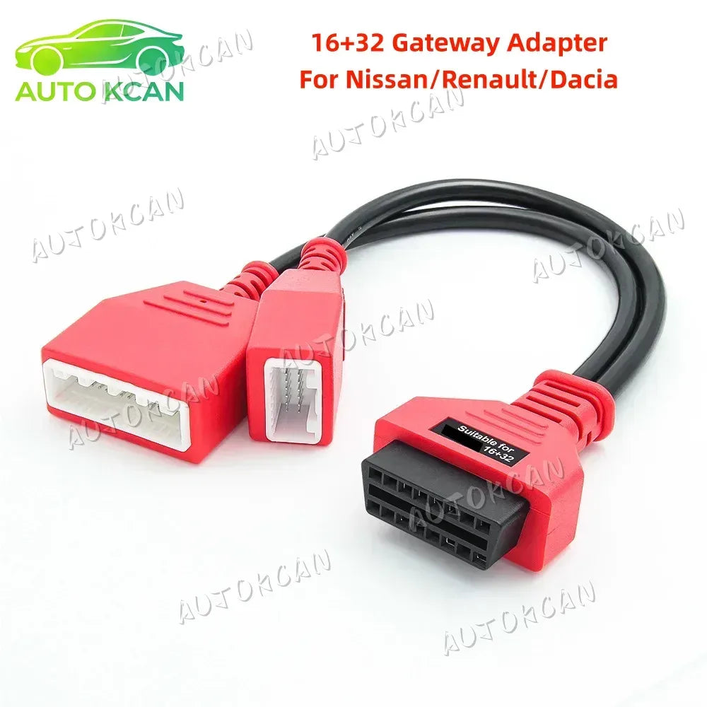 Gateway 16+32 Adapter OBD2 für Nissan/Renault/Dacia – SwissGlanzGarage Autopflege Schweiz