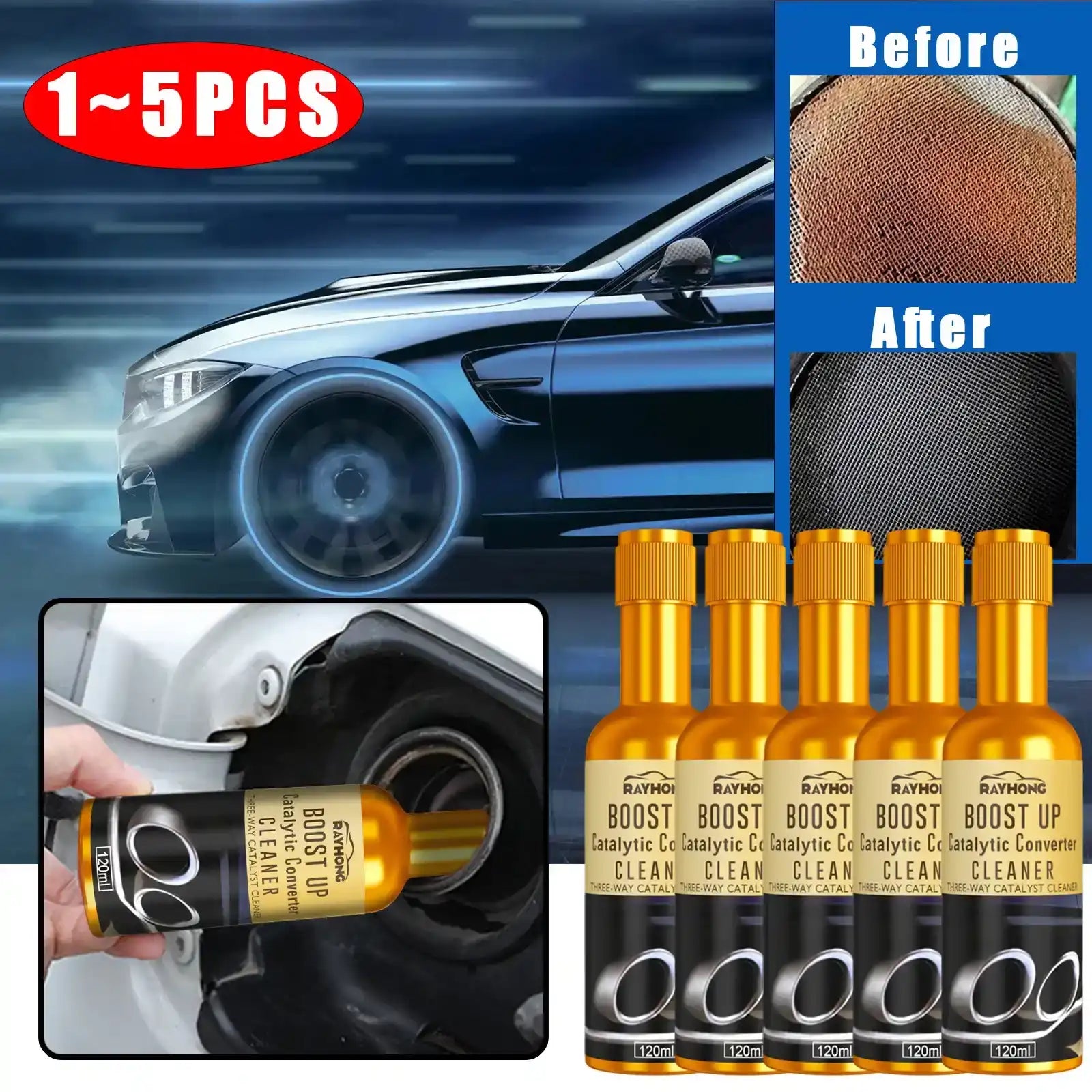 120ml Katalysator-Reiniger – SwissGlanzGarage Autopflege Schweiz