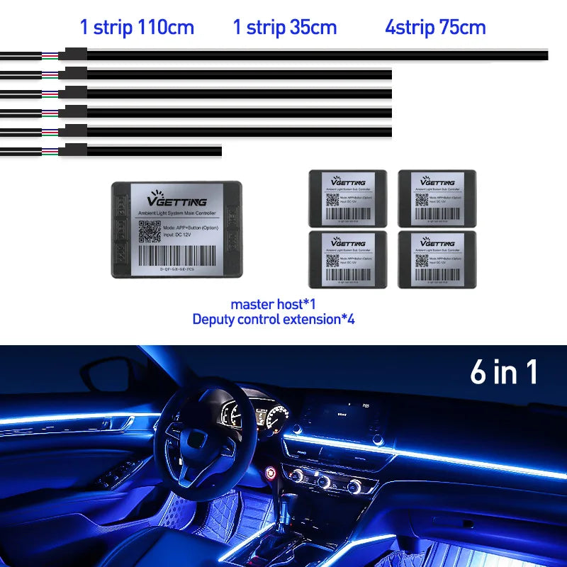 Full Color Streamer LED Innenraumbeleuchtung