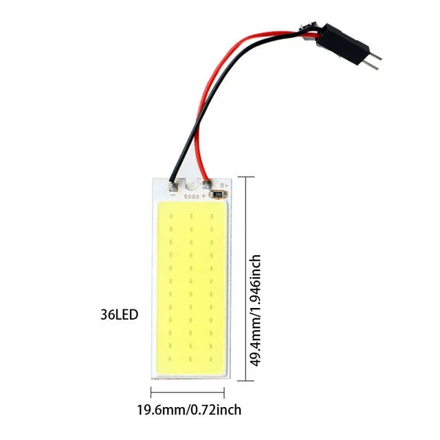 8er Set COB LED Innenraum-Beleuchtung 12V