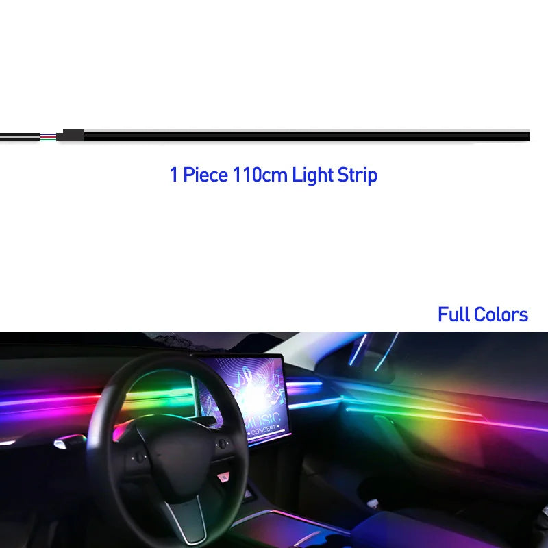 18 in 1 Auto Ambientebeleuchtung 64 Farben