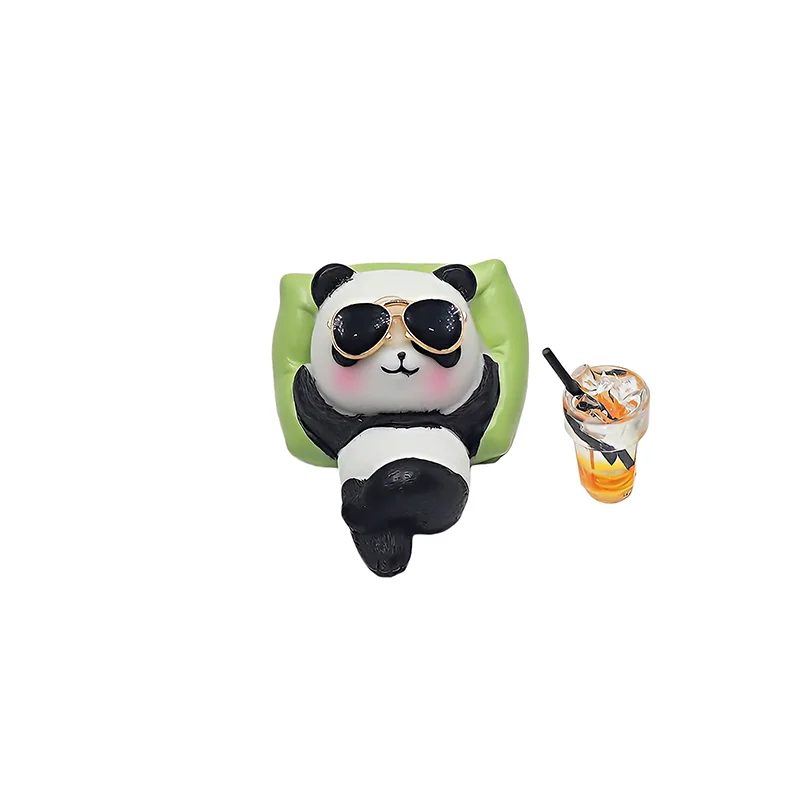 Niedliche Panda- & Hasenfigur für Armaturenbrett