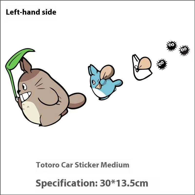 Totoro Auto-Aufkleber Set
