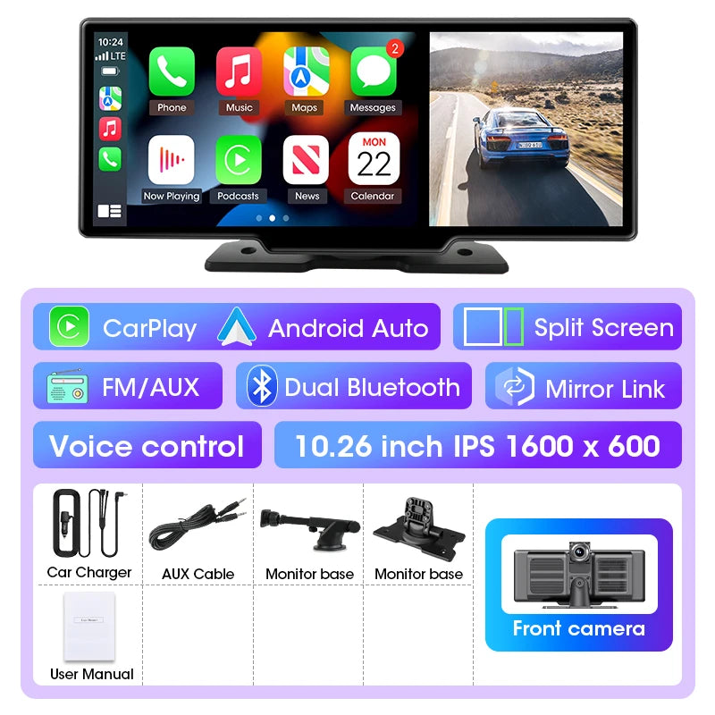 11.26 Zoll Dash Cam 4K Auto DVR