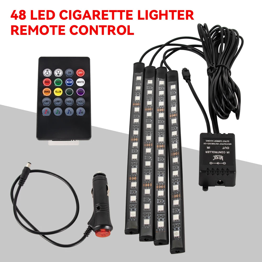 Kabelloses Auto LED Innenraum Ambiente Fusslicht