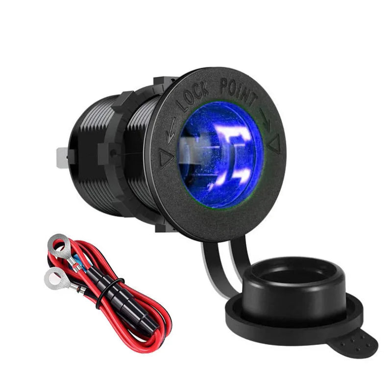Auto Cigarette Lighter Socket 12V-24V Wasserdicht Plug