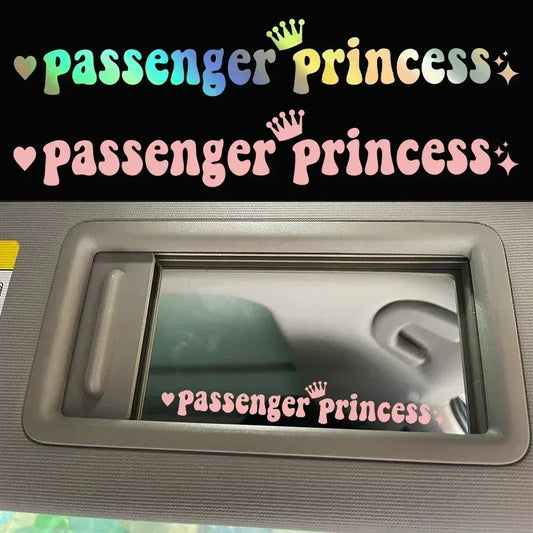 Passenger Princess Auto-Aufkleber 15x2.3cm – SwissGlanzGarage Autopflege Schweiz