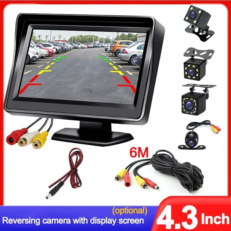 4.3 Zoll Rueckfahrkamera Monitor Display – SwissGlanzGarage Autopflege Schweiz