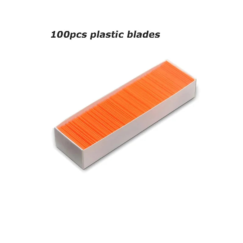 Plastik-Abzieher Set mit 100 Klingen