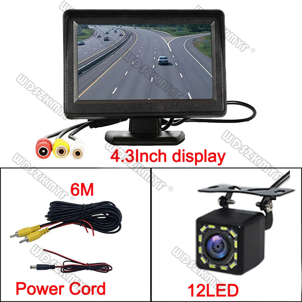 4.3 Zoll Rueckfahrkamera Monitor Display