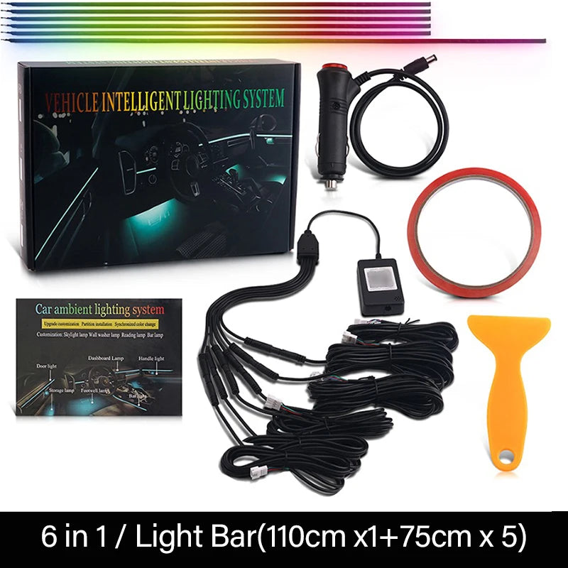 18 in 1 RGB Symphony Auto-Innenraumbeleuchtung