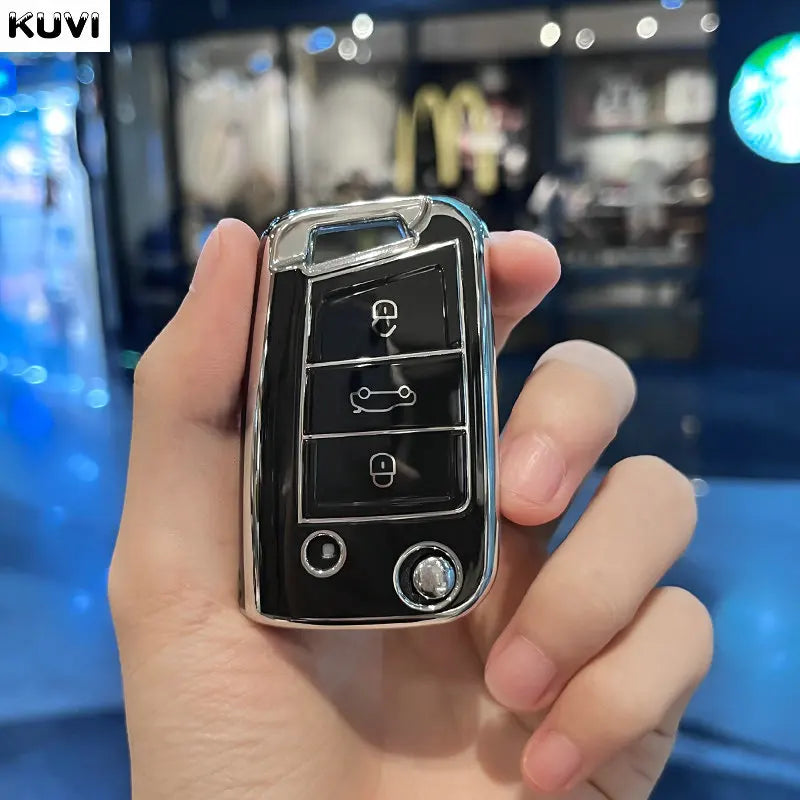 Schlüsselhülle für VW Polo Golf7 Tiguan Octavia Kodiaq