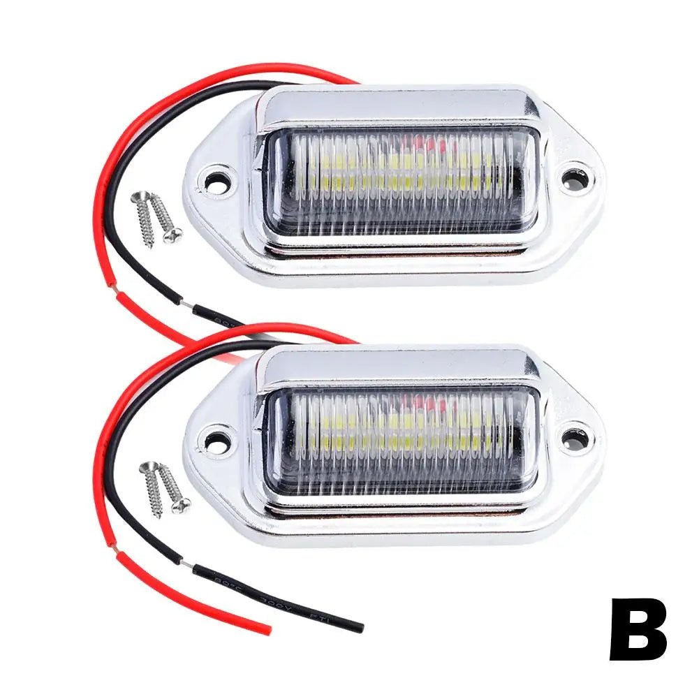 6 LED Nummernschildbeleuchtung Set