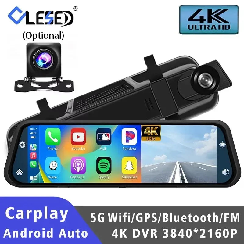 10" Dash Cam 4K DVR mit GPS und 5G WIFI – SwissGlanzGarage Autopflege Schweiz
