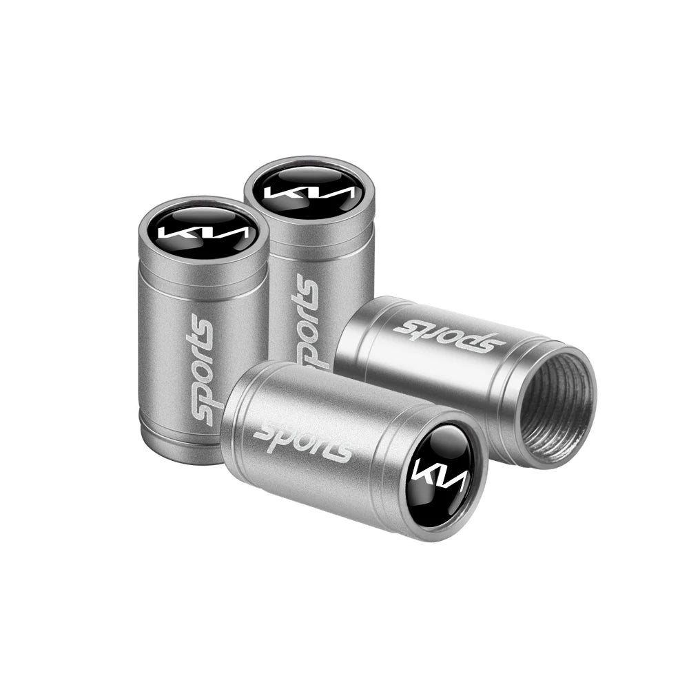 Aluminium Ventilkappen Set für KIA