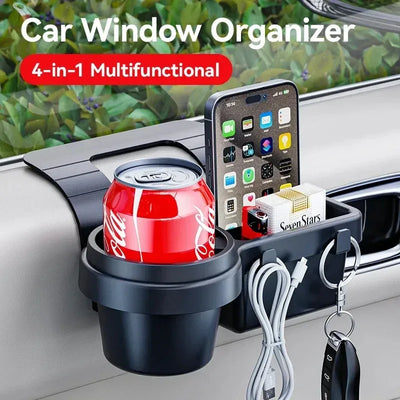 Auto-Fenster-Organizer mit Becherhalter – SwissGlanzGarage Autopflege Schweiz
