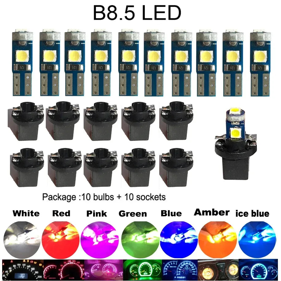 W5W T10 LED-Birnen 4014 SMD 6000K 5W5 - Superhelle – fürs – SwissGlanzGarage Autopflege Schweiz