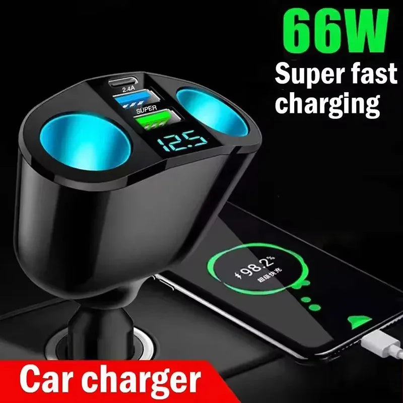 66W Dual USB Auto-Ladegerät – SwissGlanzGarage Autopflege Schweiz