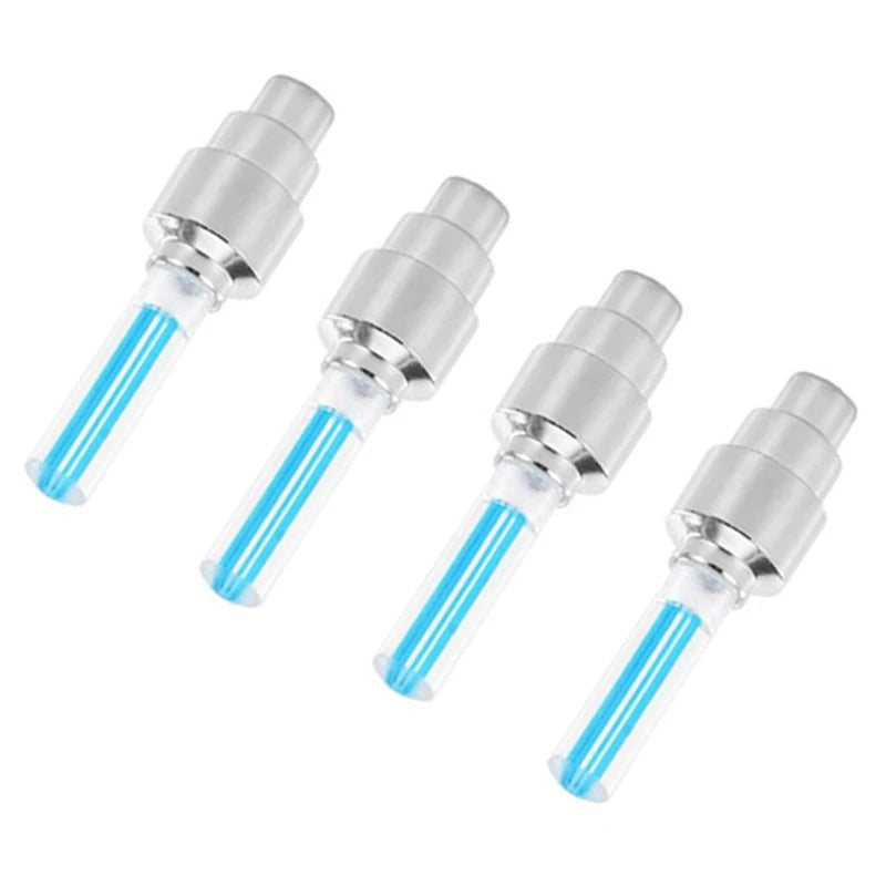 LED Ventilkappen Set für Auto und Fahrrad