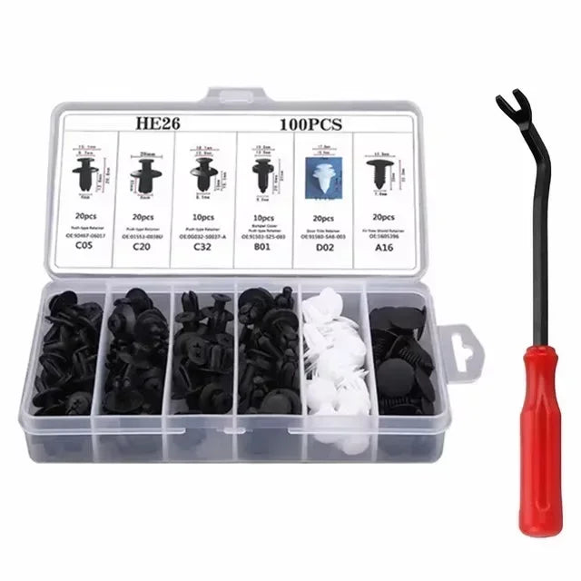 Auto Fastener Clips Set 100 Stück