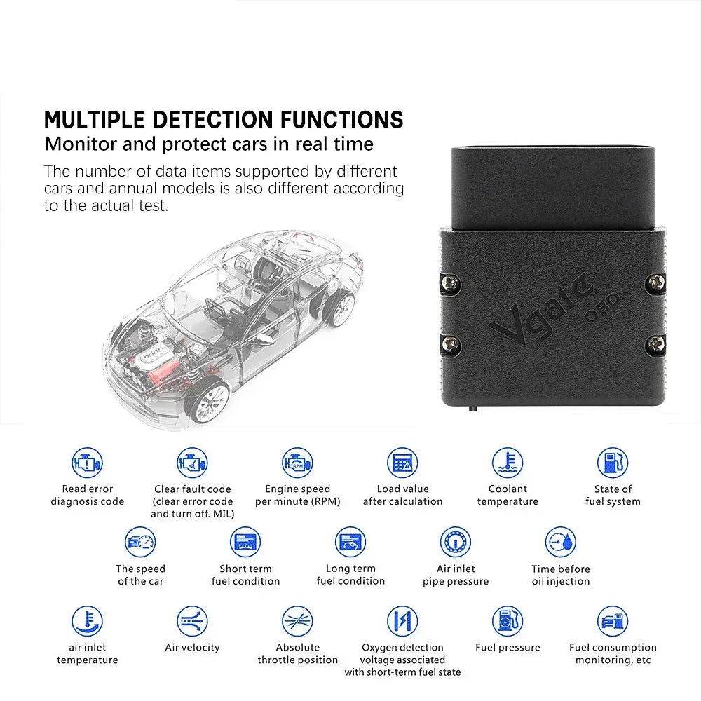 Vgate vLinker MC+ ELM327 OBD2 Bluetooth Diagnosegerät – SwissGlanzGarage Autopflege Schweiz