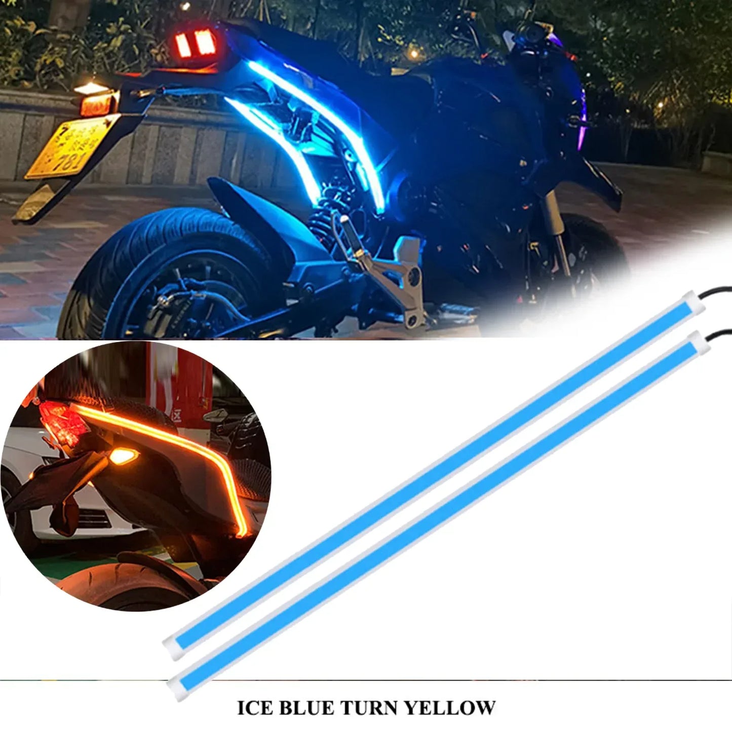 Motorrad LED Blinker Tagfahrlicht Set – SwissGlanzGarage Autopflege Schweiz