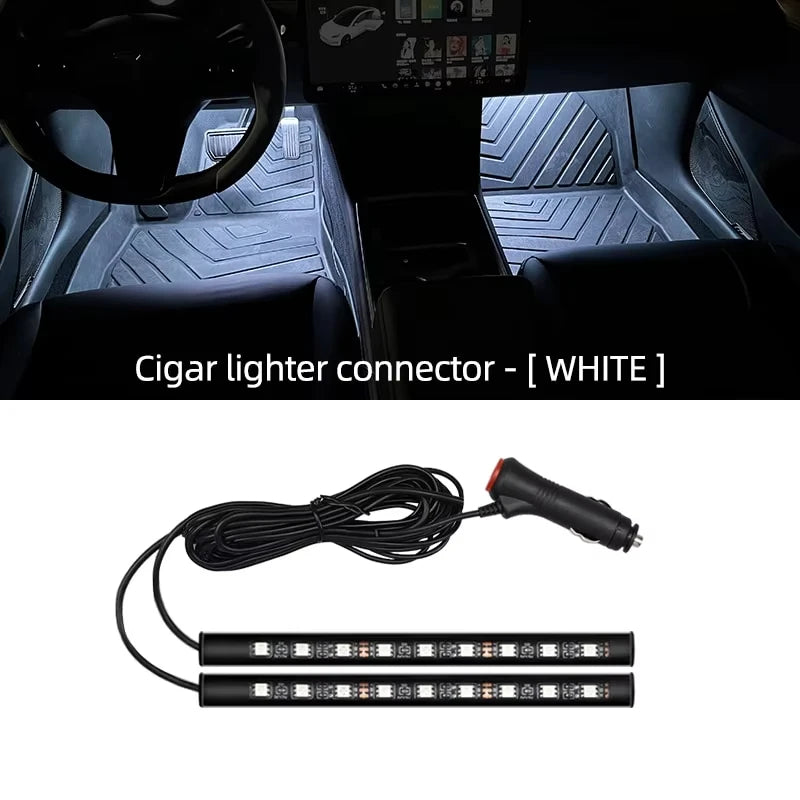 2 in 1 LED Ambiente-Beleuchtung für Auto