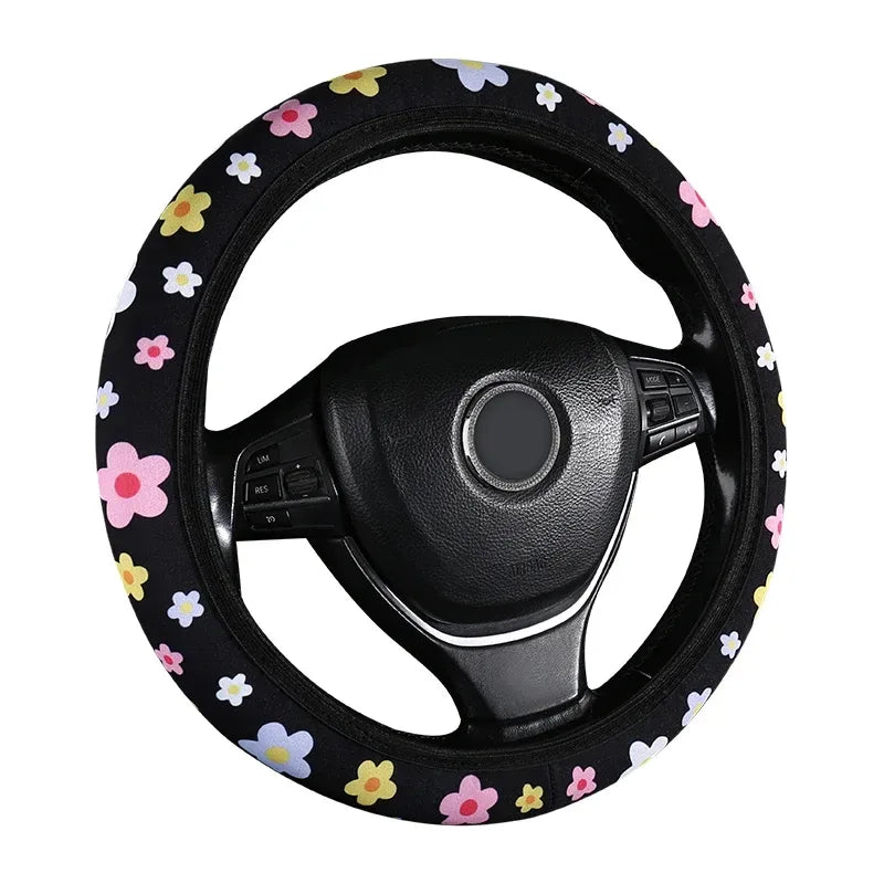 Lenkradbezug Blumenmuster Anti-Rutsch – SwissGlanzGarage Autopflege Schweiz