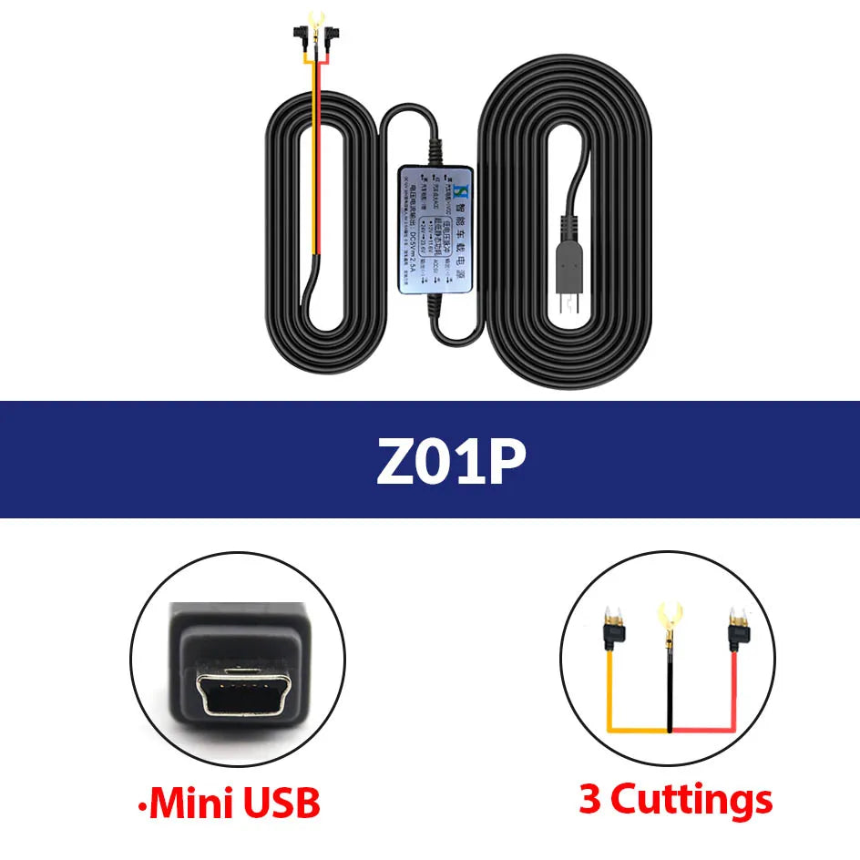 3.5 Meter Mini USB Type-C Auto-Ladegerät Set