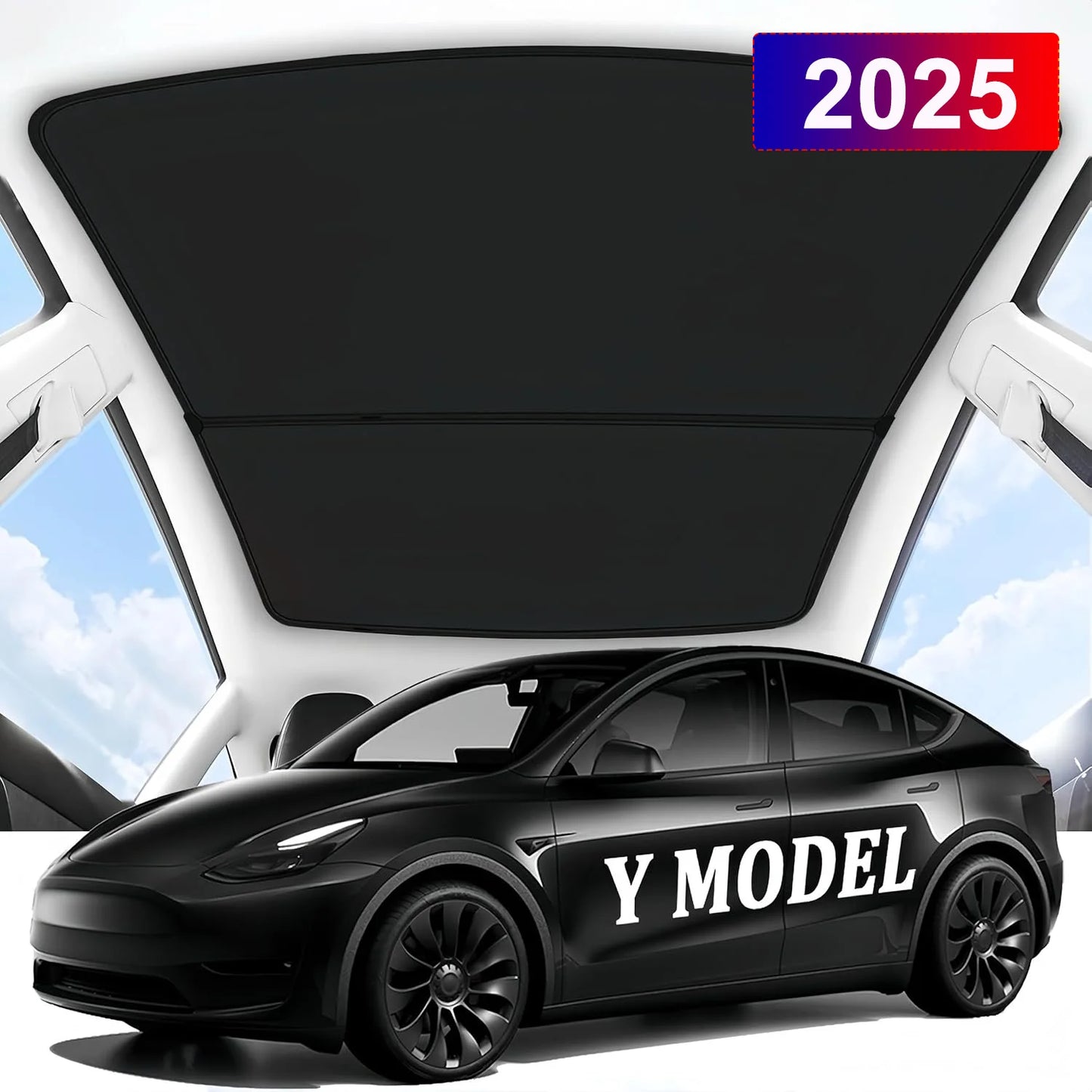 Auto-Sonnenschutz Set für Tesla Model Y