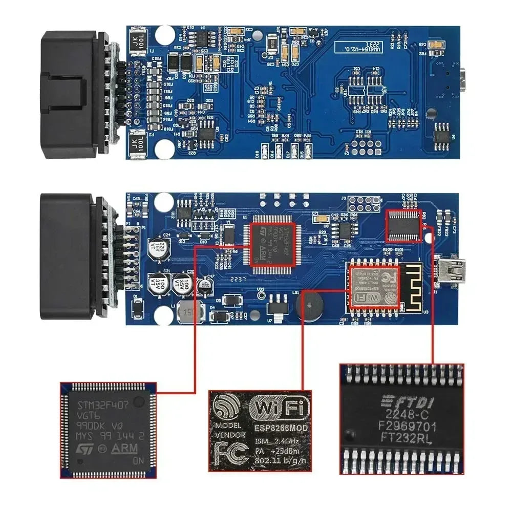 VAS6154 Wifi OBD2 Diagnosegerät für Audi Skoda – SwissGlanzGarage Autopflege Schweiz