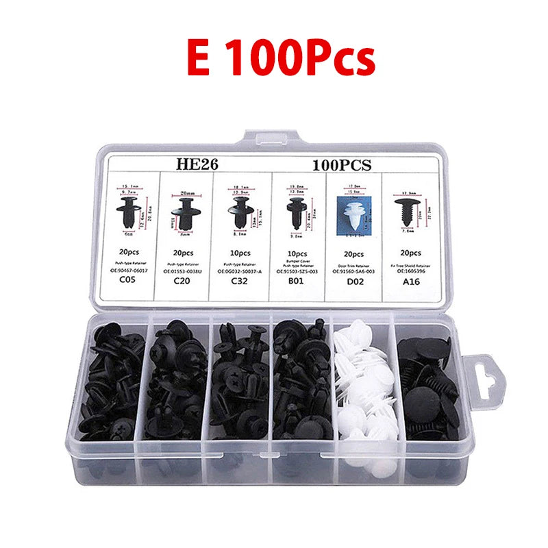 Auto-Karosserie Befestigungsclips Set