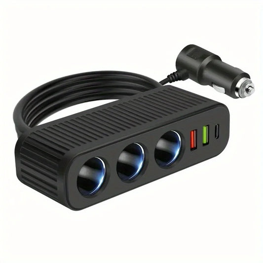 USB-KFZ-Ladegerät 120W, 4-in-1