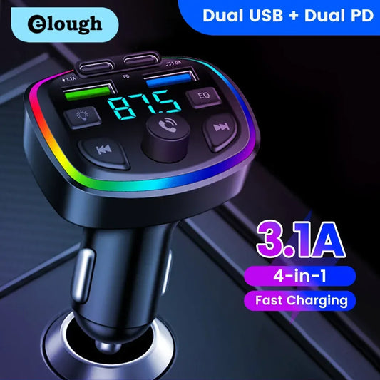 FM-Transmitter mit Dual USB 3.1A – SwissGlanzGarage Autopflege Schweiz