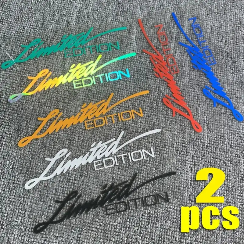Limited Edition Auto-Aufkleber Set – SwissGlanzGarage Autopflege Schweiz