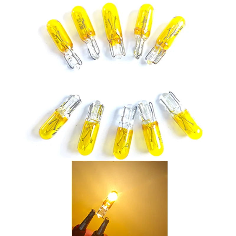 Halogenlampe T5 12V 1,2W W2W für Auto-Innenraum
