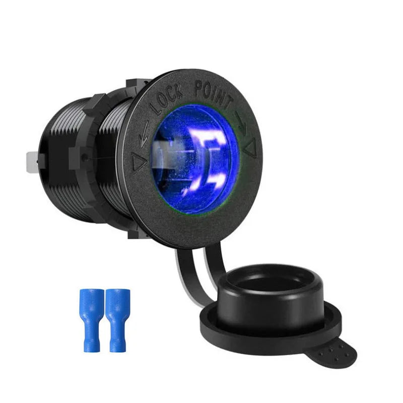 Auto Cigarette Lighter Socket 12V-24V Wasserdicht Plug