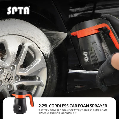 SPTA Cordless Batteriebetriebener Schaumreiniger