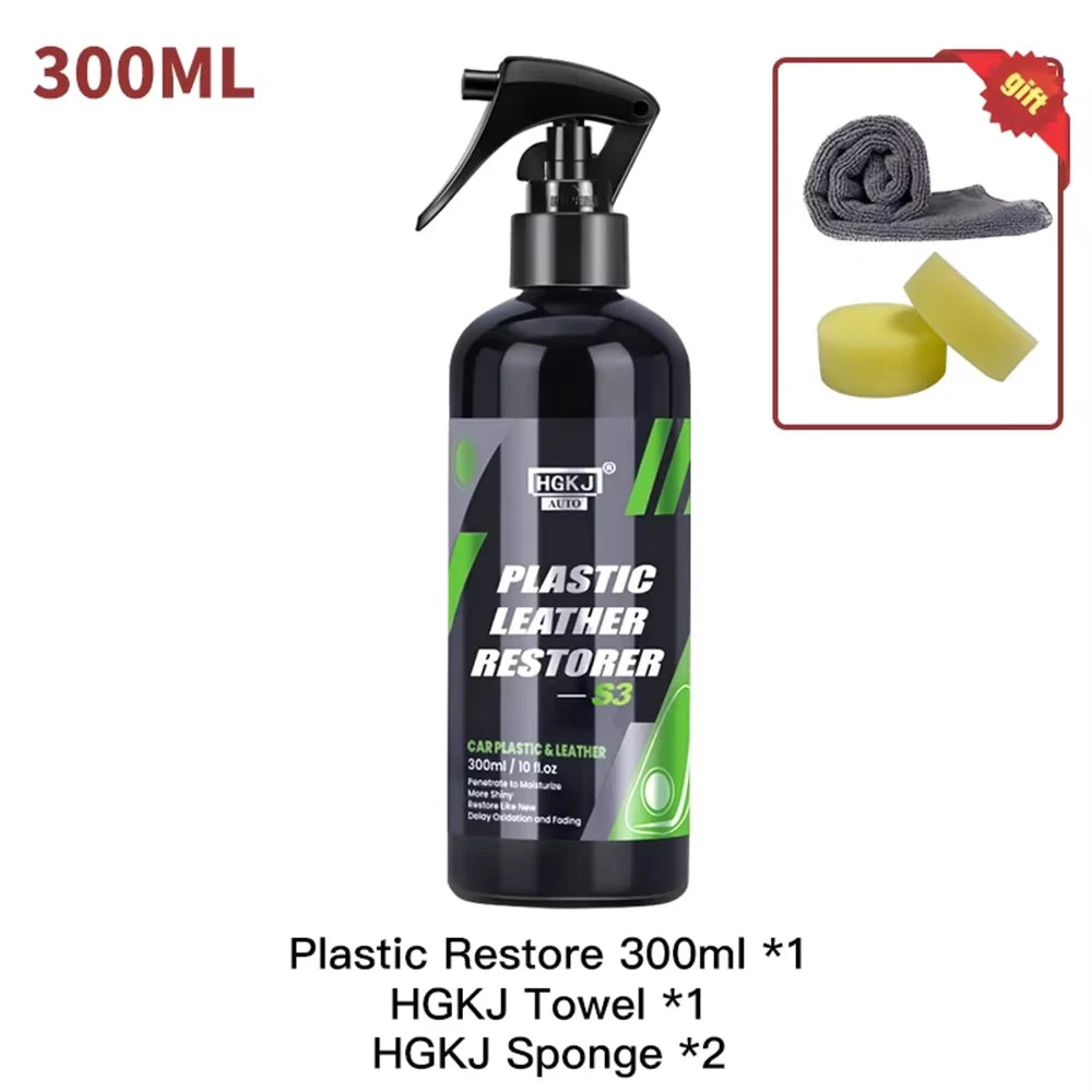 Kunststoff- & Leder-Auffrischer Spray – in Leder-Optik
