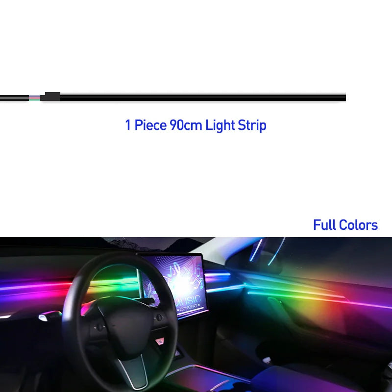 18 in 1 Auto Ambientebeleuchtung 64 Farben