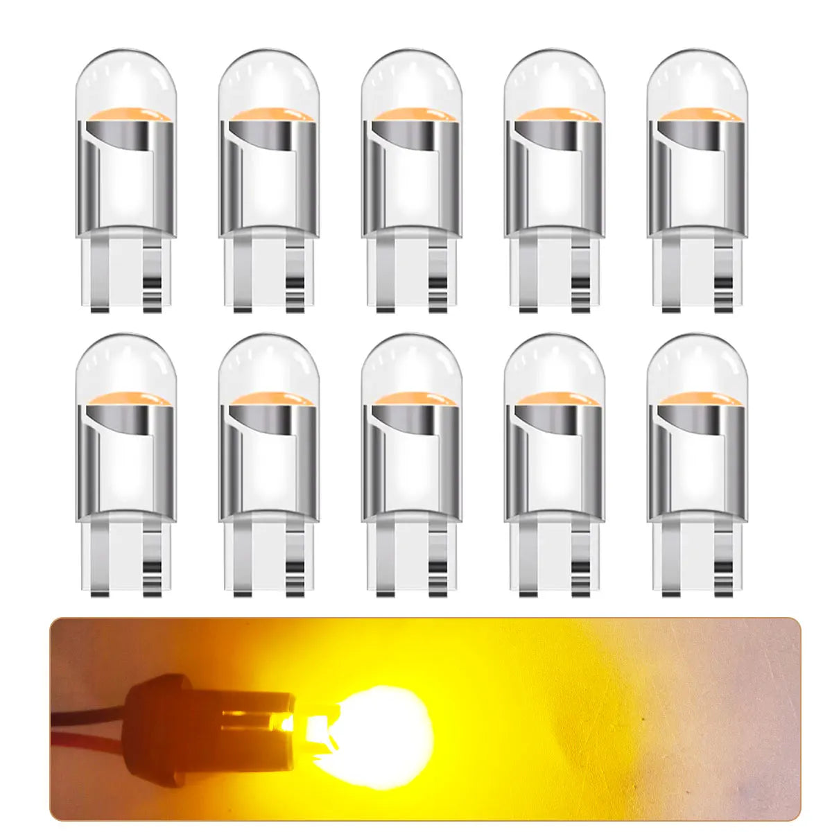 Transparente LED Birne 6000K 1156 Sockel, hohe Helligkeit