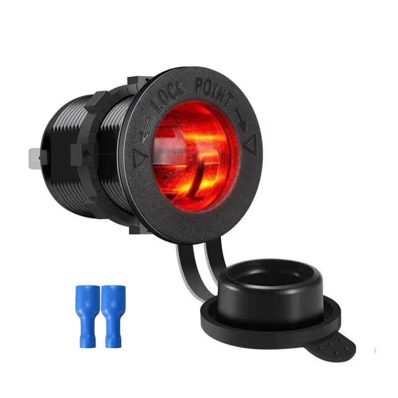 Auto Cigarette Lighter Socket 12V-24V Wasserdicht Plug