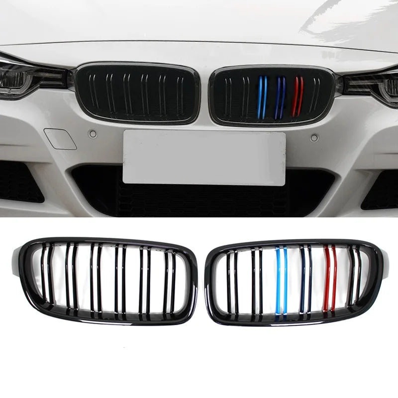 ABS Kunststoff Frontgrill Doppelsteg für BMW F30 F31 F35
