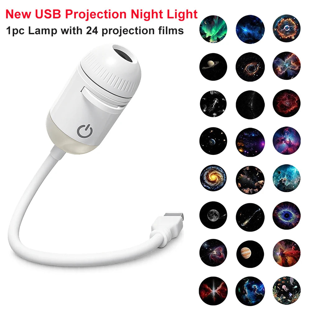 USB LED Sternenhimmel Projektor Galaxy-Lampe