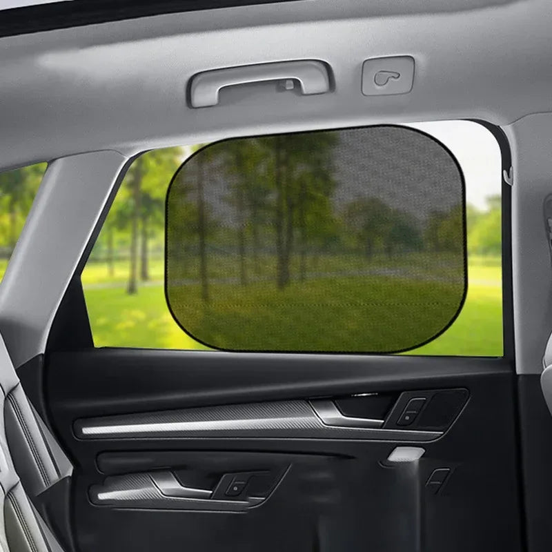 Auto-Sonnenschutz Fensterblende UV-Schutz Schwarz – SwissGlanzGarage Autopflege Schweiz
