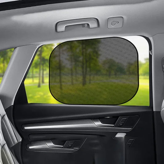 Auto-Sonnenschutz Fensterblende UV-Schutz Schwarz – SwissGlanzGarage Autopflege Schweiz