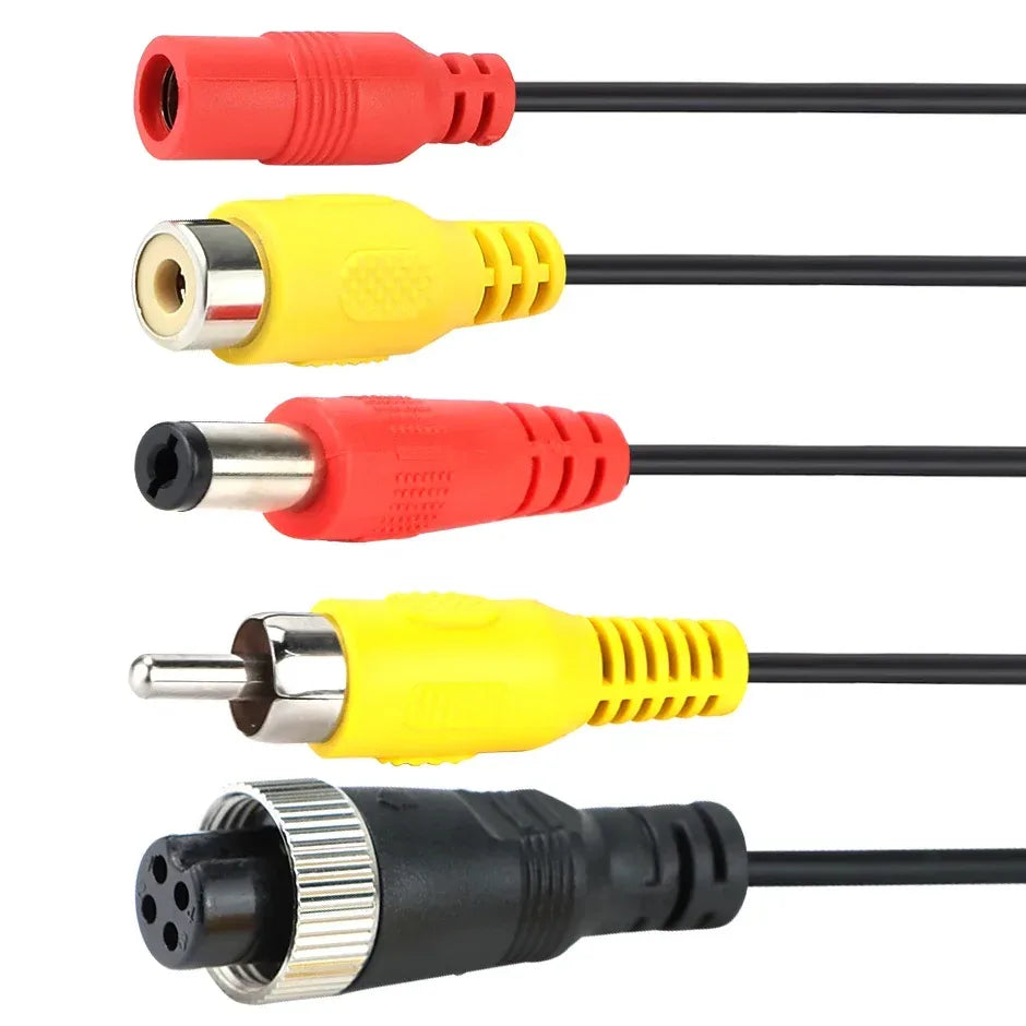 GreenYi 4Pin Aviation Stecker zu RCA AV Kabel – SwissGlanzGarage Autopflege Schweiz