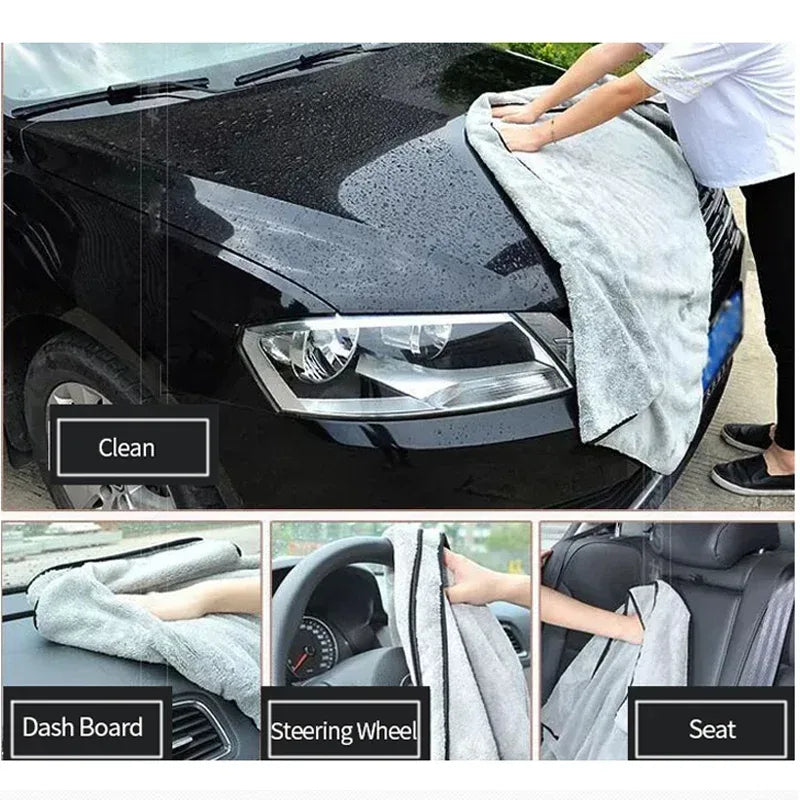 Mikrofaser-Trockentuch Super Absorbierend – SwissGlanzGarage Autopflege Schweiz