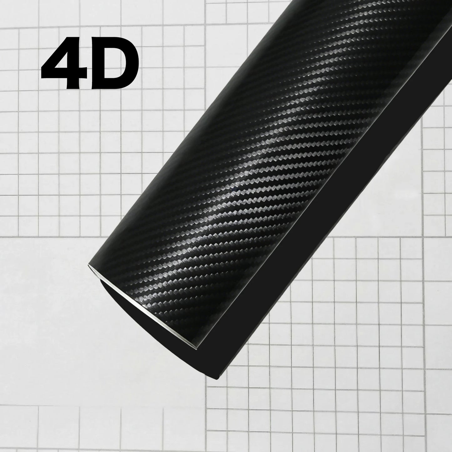 5D Carbon Fiber Folie Schwarz 1-6m